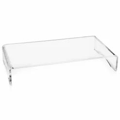 Supporto per Monitor in Plexiglass Trasparente o Fumè Design Italiano - Nerd