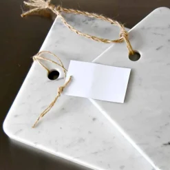 Tagliere in Marmo Bianco di Carrarra di Design Made in Italy - Masha