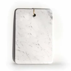 Tagliere in Marmo Bianco di Carrarra di Design Made in Italy - Masha
