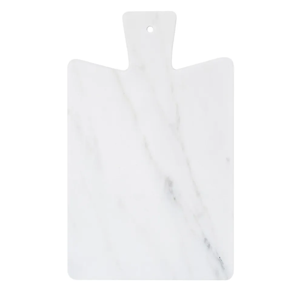 Tagliere Rettangolare in Marmo Bianco di Carrara Made in Italy - Ukai