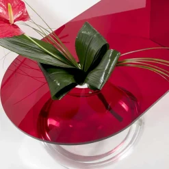 Tavolino a ponte moderno in plexiglass realizzato in Italia, Bolly