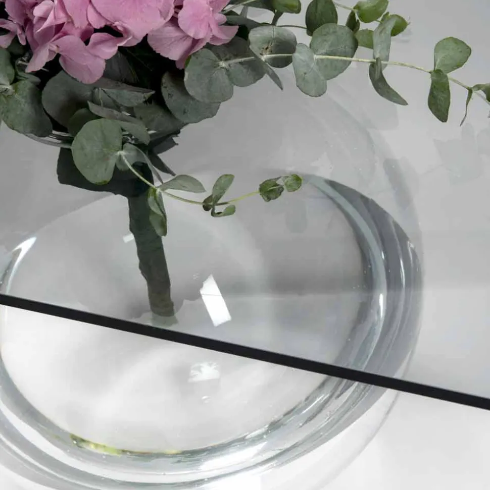 Tavolino a ponte moderno in plexiglass realizzato in Italia, Bolly