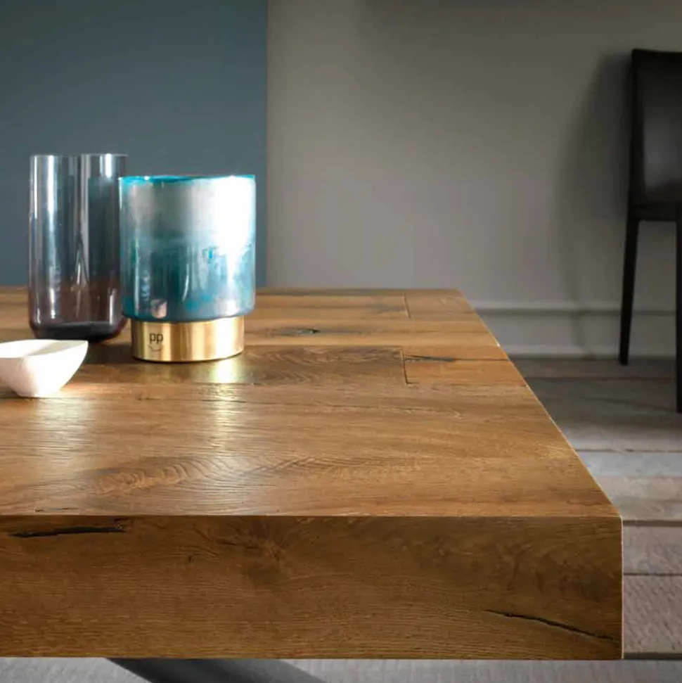 Tavolino da Caffè di Design Trasformabile in Legno Made in Italy - Vincenzo