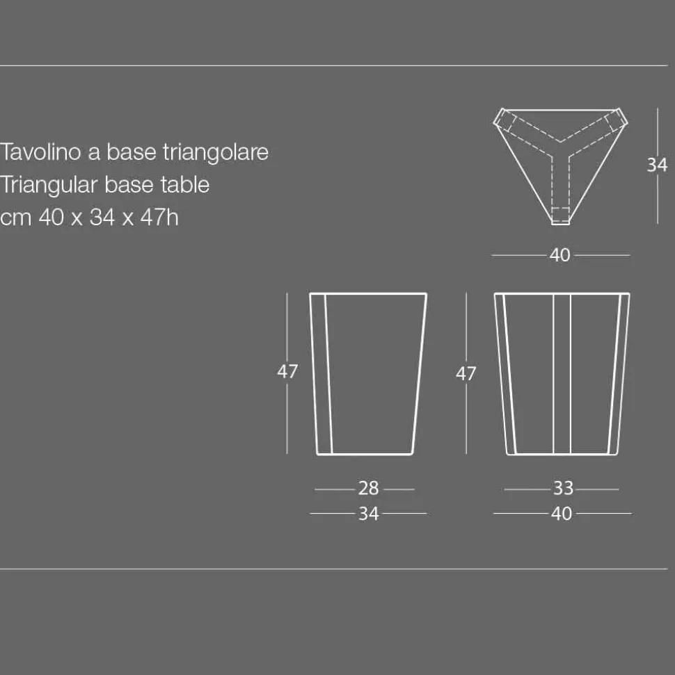 Tavolino da Caffè in Metallo Colorato di Design Made in Italy - Yasmine