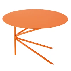 Tavolino da Caffè in Metallo Tondo, Design in Vari Colori e 2 Misure - Olesya