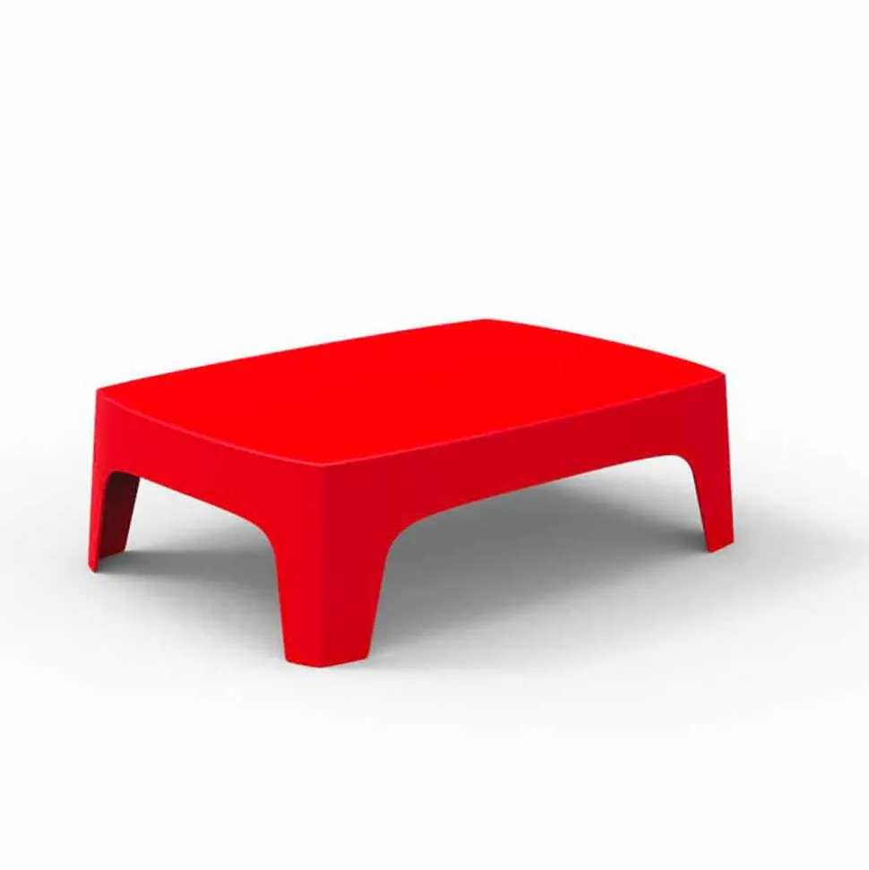 Tavolino da caffè per esterno Solid by Vondom in polipropilene, 4 pezzi