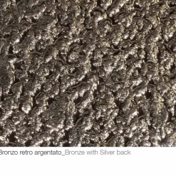 Tavolino da Caffè Tondo in Cristallo Forgiato e Metallo Made in Italy - Livigno