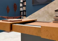 Tavolino da Caffè Trasformabile con Piano Effetto Malta Made in Italy - Romantic
