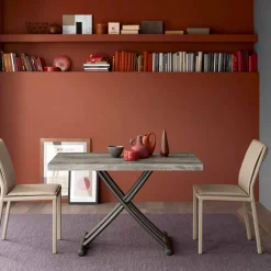 Tavolino da Caffè Trasformabile in Tavolo da Cucina Design Made in Italy - Genio