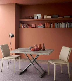 Tavolino da Caffè Trasformabile in Tavolo da Cucina Design Made in Italy - Genio