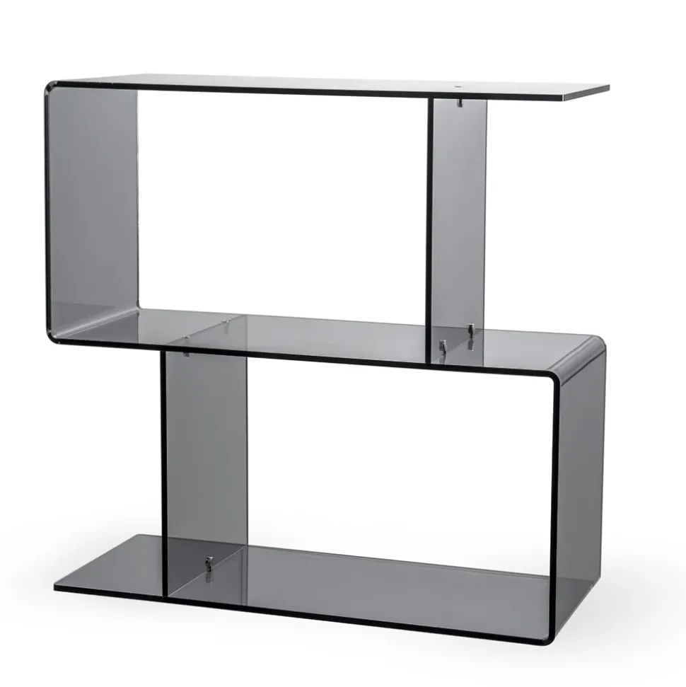 Tavolino da Divano in Plexiglass Trasparente o Fume Made in Italy -Janne
