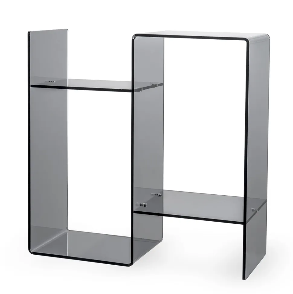 Tavolino da Divano in Plexiglass Trasparente o Fume Made in Italy -Janne