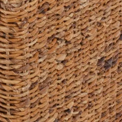 Tavolino da Giardino con Struttura in Intreccio di Banano Naturale - Dish
