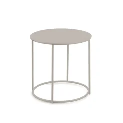 Tavolino da Giardino in Acciaio Zincato di Varie Misure Made in Italy – Brienne