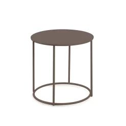 Tavolino da Giardino in Acciaio Zincato di Varie Misure Made in Italy – Brienne