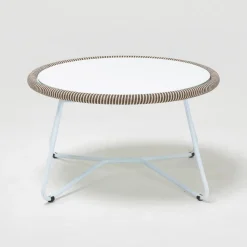 Tavolino da Giardino in Alluminio e Intreccio in Corda - Alcor