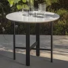 Tavolino da Giardino in Gres e Acciaio Made in Italy - Begin by Myyour