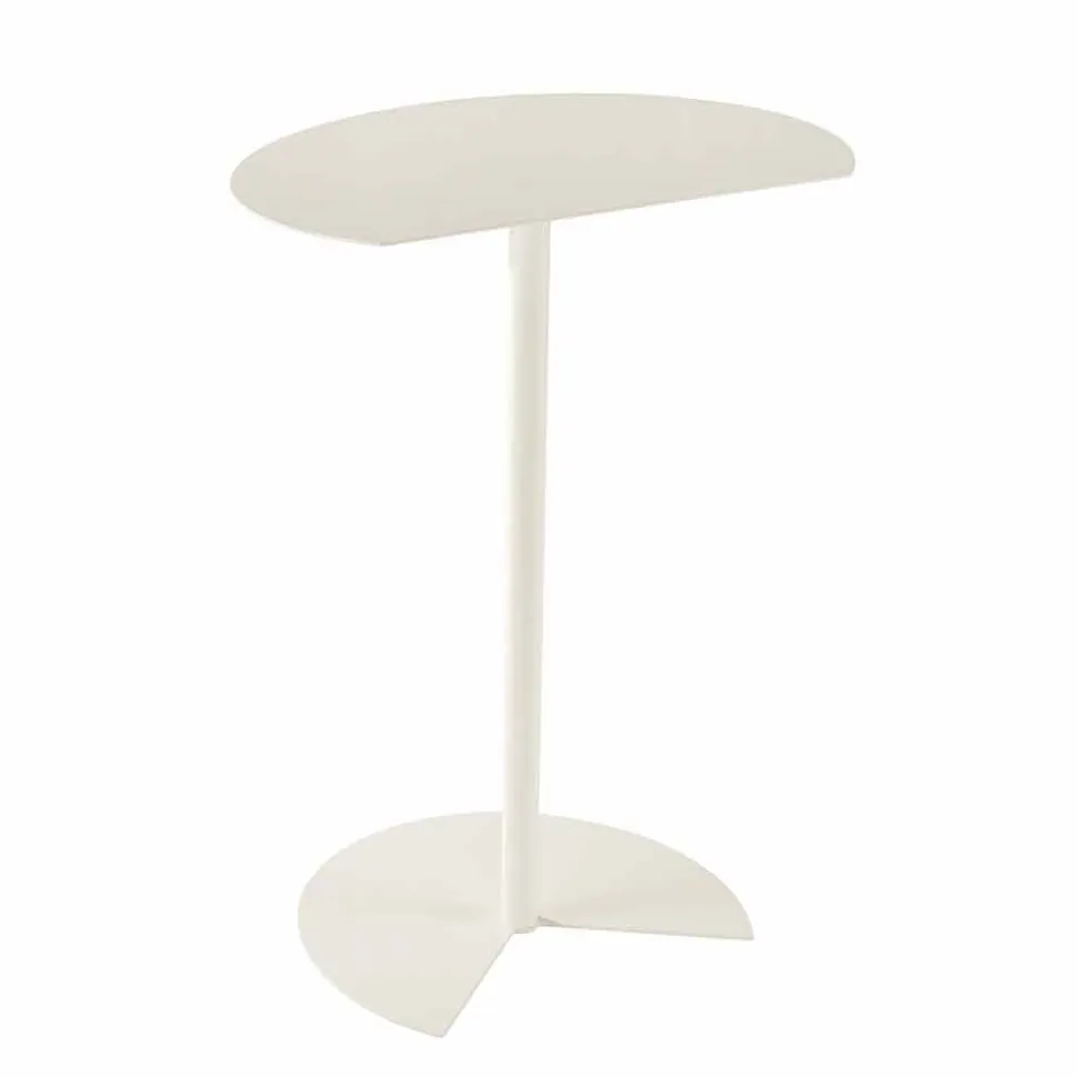 Tavolino da Giardino in Metallo Colorato di Design Moderno in 3 Misure - Cettina