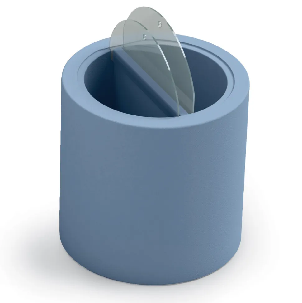Tavolino da Giardino in Polietilene con Contenitore Made in Italy - Stracco