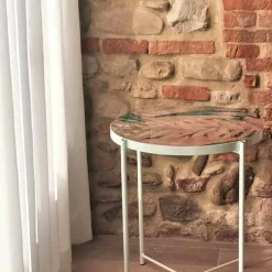 Tavolino da Interno o Esterno con Struttura in Metallo Made in Italy - Carim