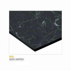 Tavolino da Salotto con Piano Rotondo in Hpl Stratificato Made in Italy - Mina