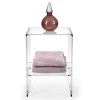 Tavolino da Salotto con 1 Ripiano in Plexiglass Trasparente Made in Italy - Mulan