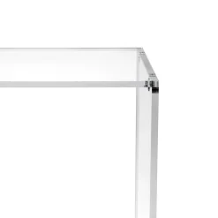Tavolino da Salotto con 1 Ripiano in Plexiglass Trasparente Made in Italy - Mulan