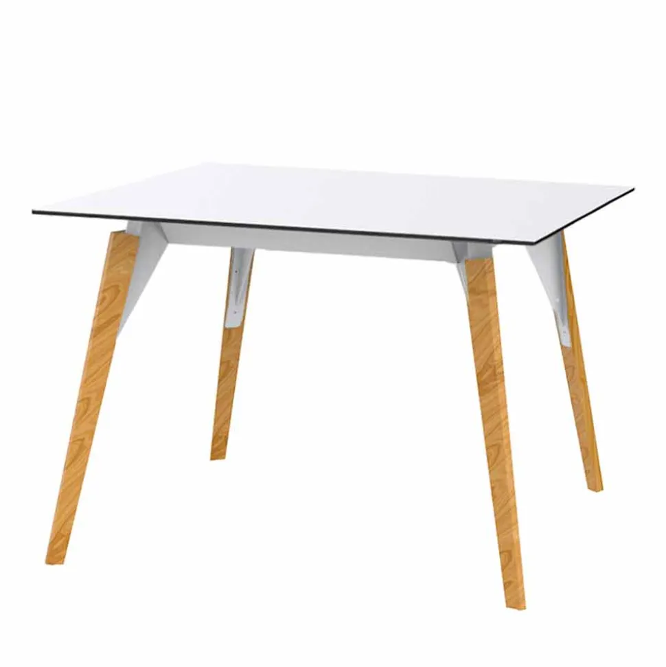 Tavolino da Salotto in Legno e Hpl Vari Colori 2 Misure - Faz Wood by Vondom