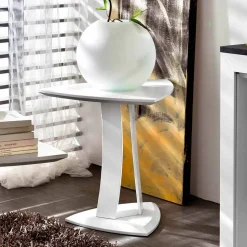 Tavolino da Salotto in Mdf Laccato Realizzato in Italia, Alta Qualità - Lisa