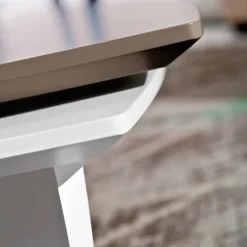 Tavolino da Salotto in Mdf Laccato con Piano Girevole Made in Italy - Lisa