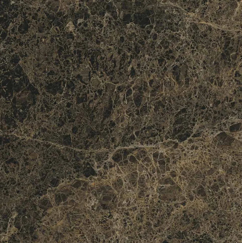 Tavolino da Salotto in Metallo Piano in Ceramica con Portaoggetti - Emirato