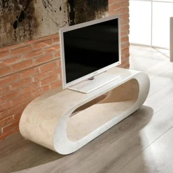Tavolino da Salotto / Mobile Porta TV in Pietra Fossile - Jasper