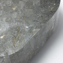 Tavolino da Salotto Moderno Sagomato in Pietra Fossile - Bowie