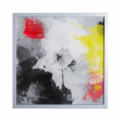 Tavolino da salotto moderno 50x50cm in metallo Nina, made in Italy