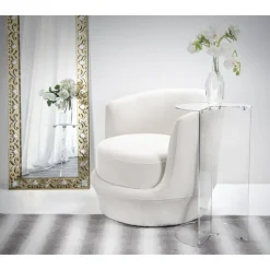 Tavolino da Salotto Rotondo in Plexiglass Trasparente Made in Italy - Tabli