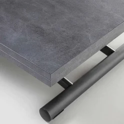 Tavolino da Salotto Trasformabile in Metallo con Piano in Nobilitato - Sandero