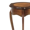 Tavolino da Soggiorno con Intarsio in Ciliegio Patinato Made in Italy - Irno