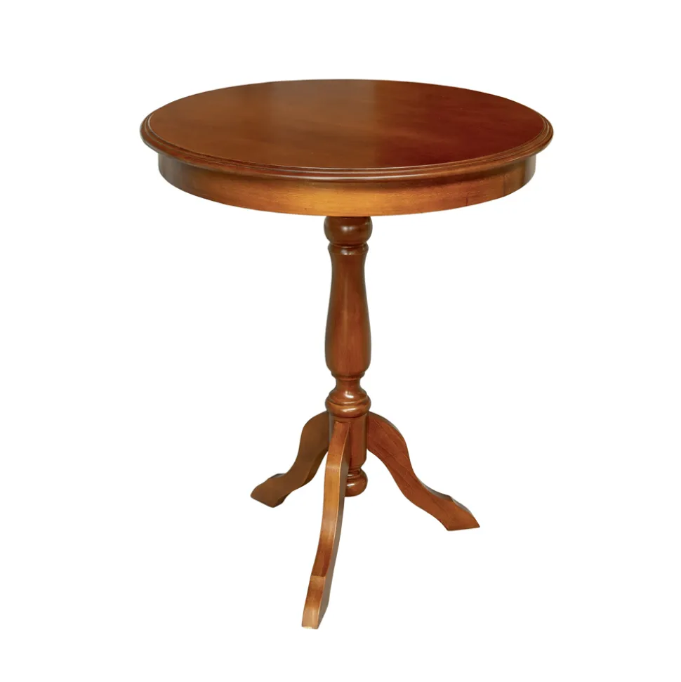 Tavolino da Soggiorno Rotondo in Diverse Finiture Made in Italy - Eracle