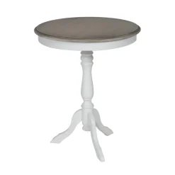 Tavolino da Soggiorno Rotondo in Diverse Finiture Made in Italy - Eracle