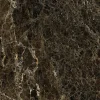 Tavolino Eero Saarinen H 39 con Piano Rotondo in Marmo Emperador Dark - Scarlet