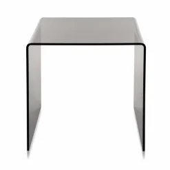 Tavolino fumé design moderno 50x50cm Terry Big, made in Italy