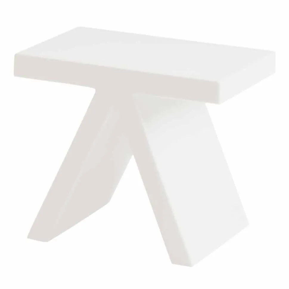 Tavolino geometrico colorato Slide Toy da interni, prodotto in Italia
