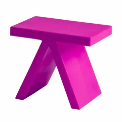 Tavolino geometrico colorato Slide Toy da interni, prodotto in Italia