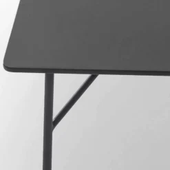 Tavolino in MDF grigio antracite di design Mek made in Italy