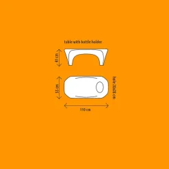 Tavolino Luminoso con Spumantiera, Design da Esterno o Interno - Lily by Myyour