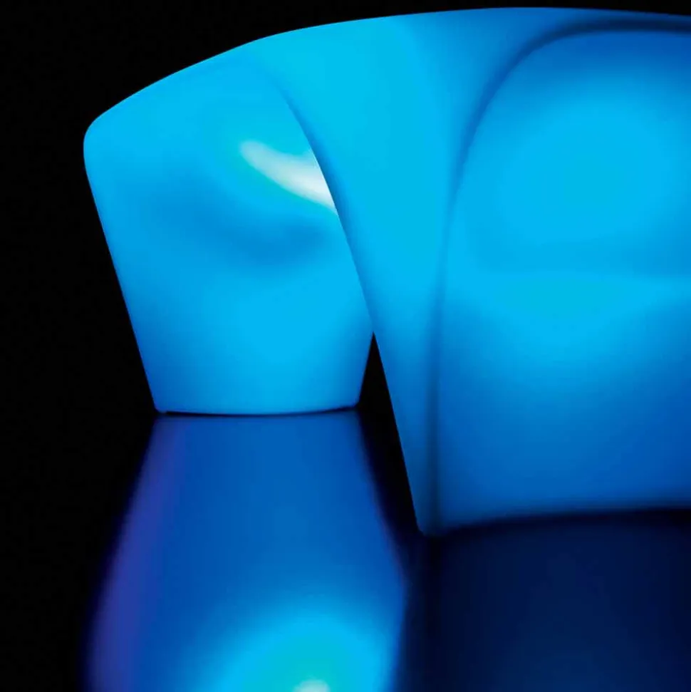Tavolino Luminoso RGB da Esterno o Interno Design in Plastica - Lily by Myyour