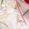 Tavolino moderno in plexiglass multicolor made in Italy, Otto