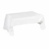 Tavolino moderno in plexiglass bianco drappeggiato Asia, made in Italy