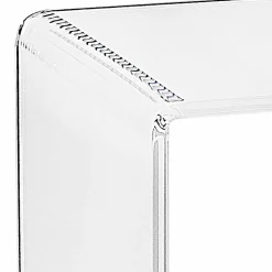 Tavolino moderno in plexyglass L50 x H76 x P40 cm  Aza, made in Italy