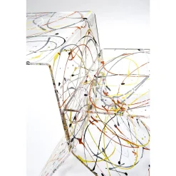 Tavolino Plexiglass Trasparente Colorato da Salotto Made in Italy - Kamon